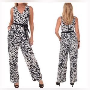 Emma & Michelle Print Jumpsuit Romper